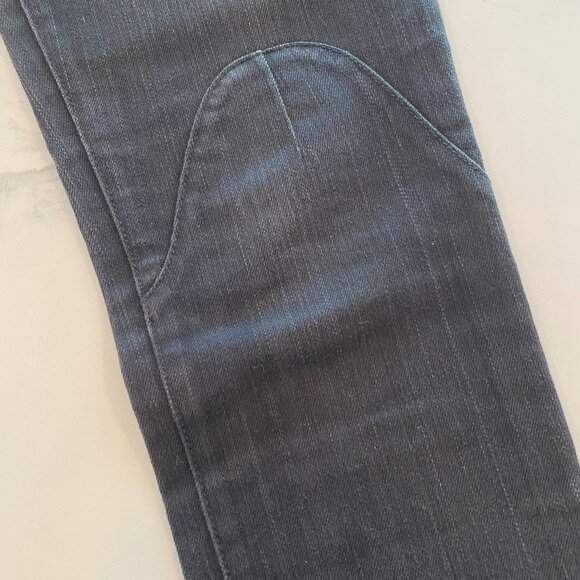 Diesel Industry Jeans - Black/Charcoal - Size 28 / Inseam 26", Knee-Detail - Picture 6 of 10